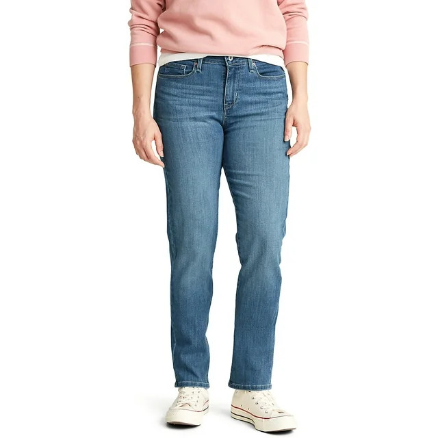 Signature by Levi Strauss & Co. Women's Mid-Rise Modern Slim Jeans | Walmart (US)