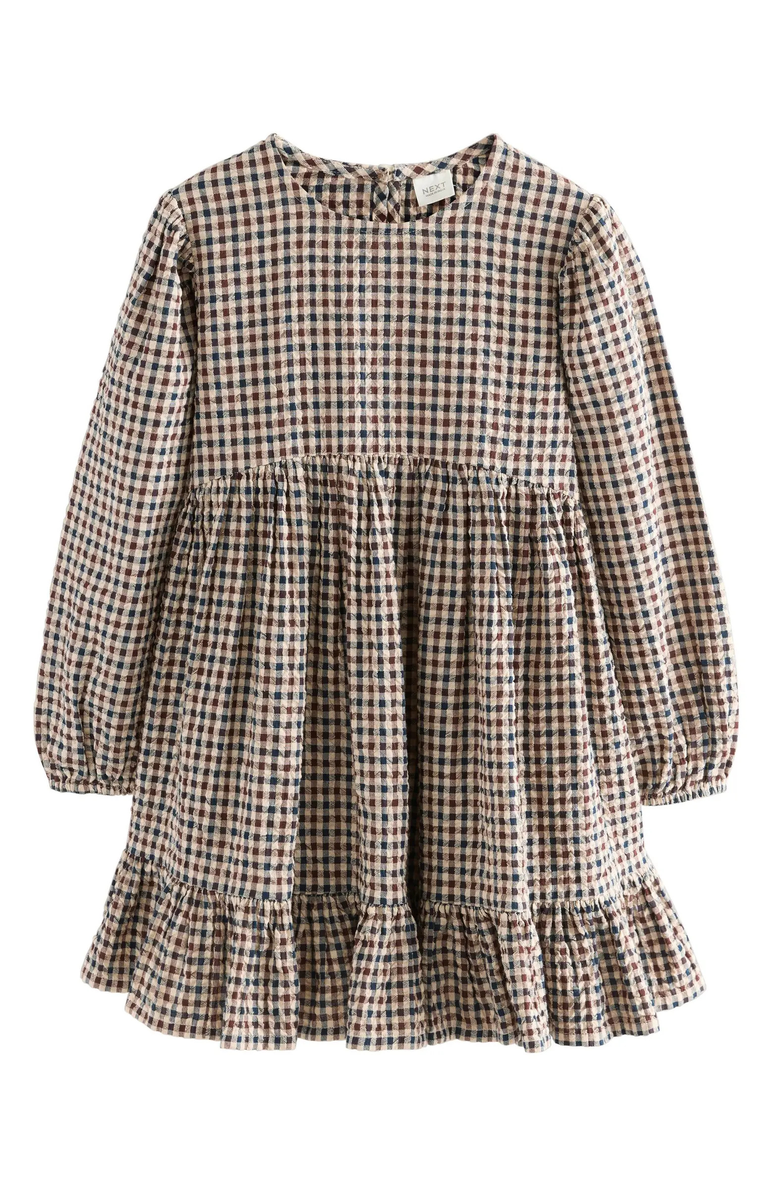 Kids' Gingham Tiered Dress | Nordstrom