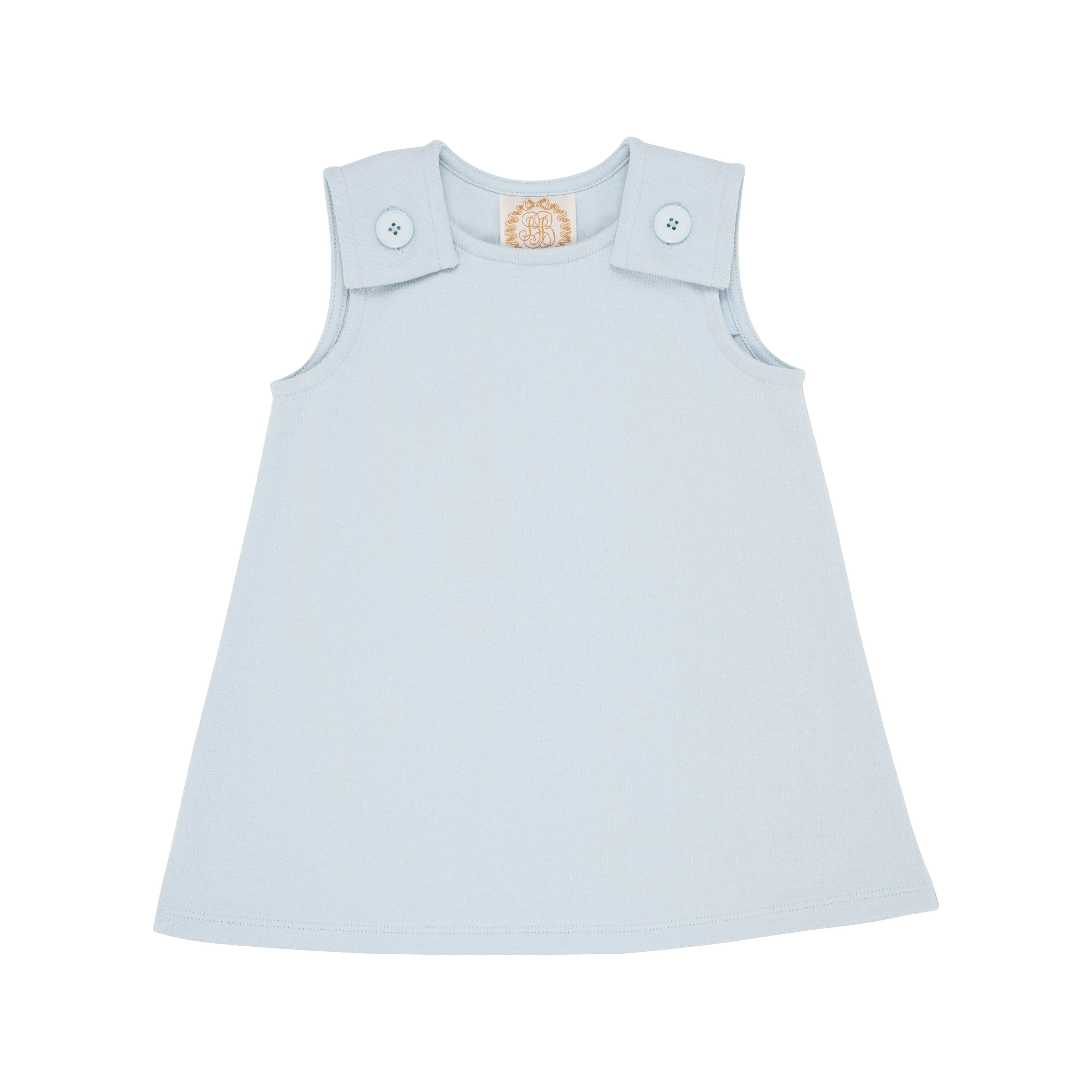 Juliet Jumper (Knit) - Buckhead Blue with Buckhead Blue Buttons | The Beaufort Bonnet Company