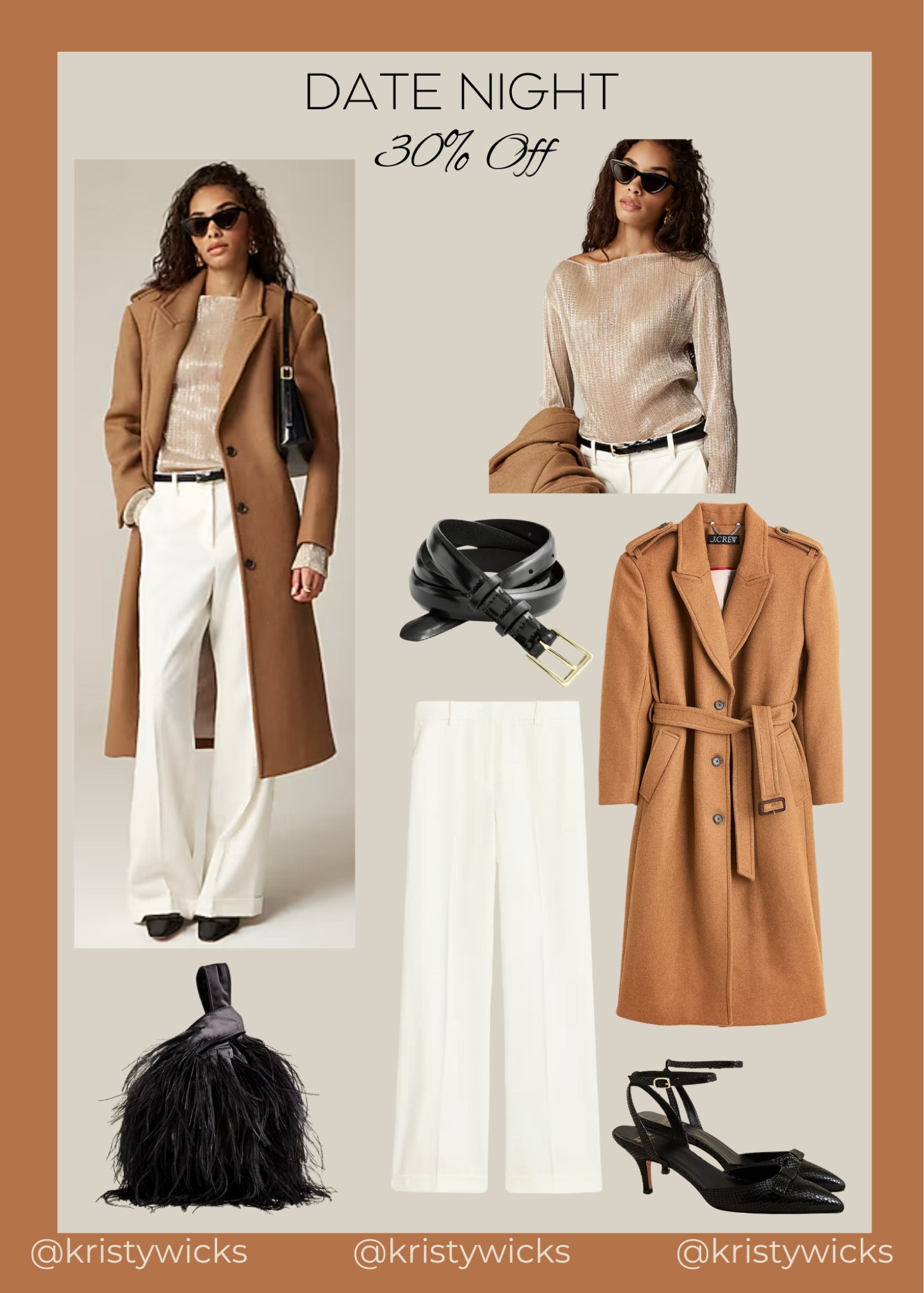 30% off the beautiful top and coat from J.Crew! 🫶👏

So fun for a date night or casual holiday party🎄
Mix and match these pieces to create so many looks. Love classic fashion! 🤍

#LTKParties #LTKStyleTip #LTKSaleAlert