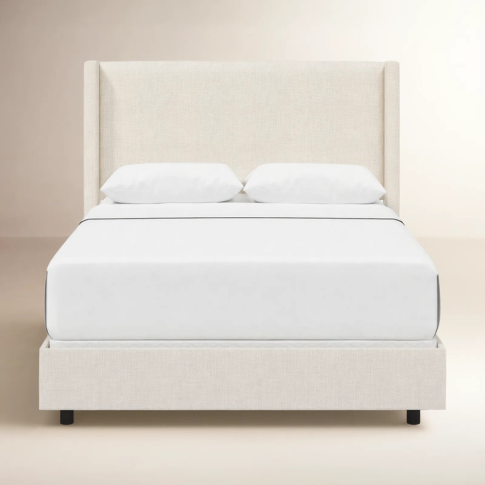 Hanson Upholstered Wingback Bed | AllModern