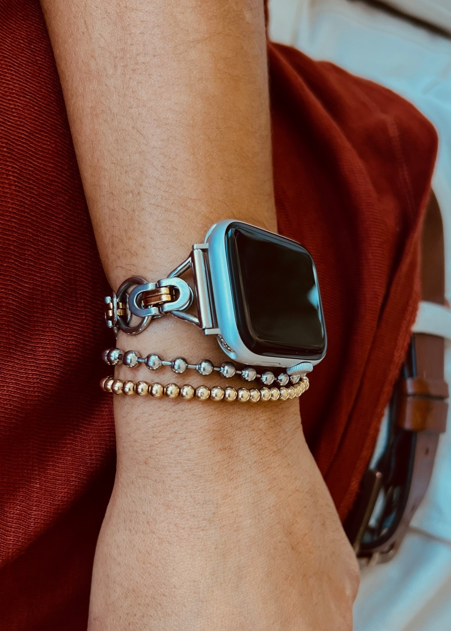 Apple Watches can be controversial but I love getting my metrics. The right band can make it look more fashionable. 

#LTKWorkwear #LTKOver40 #LTKStyleTip