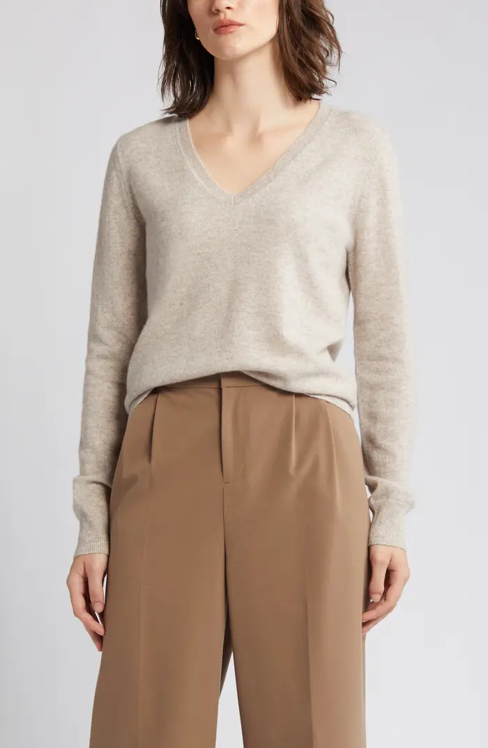 Cashmere V-Neck Sweater | Nordstrom