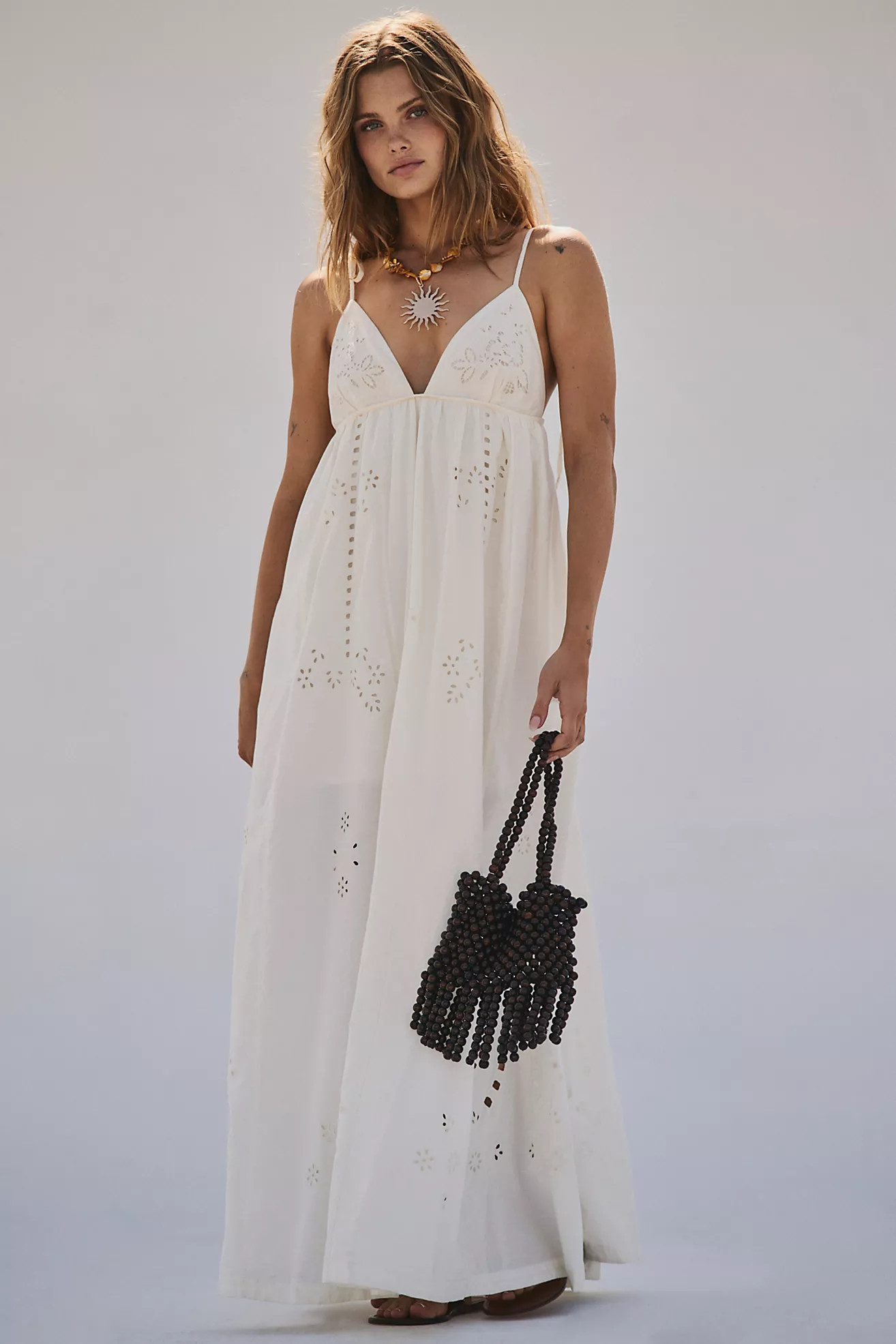 Sorrento Stroll Cutwork Maxi Dress | Free People (Global - UK&FR Excluded)