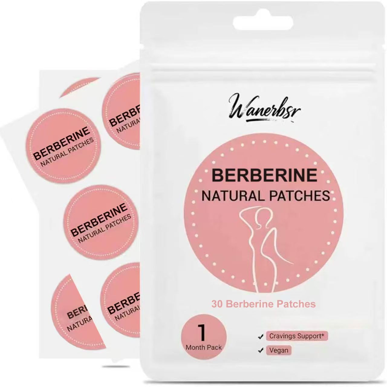Berberine Patches with L-Glutamine, Berberine, Natural Support, Expert Formulated for Men and Wom... | Amazon (US)
