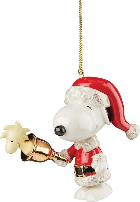 Lenox 894766 Snoopy Ringing Bell Ornament | Amazon (US)