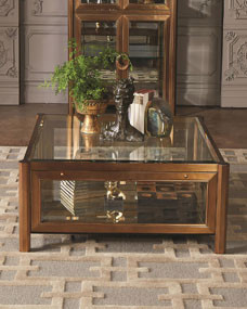 Apothecary Glass Top Coffee Table | Horchow