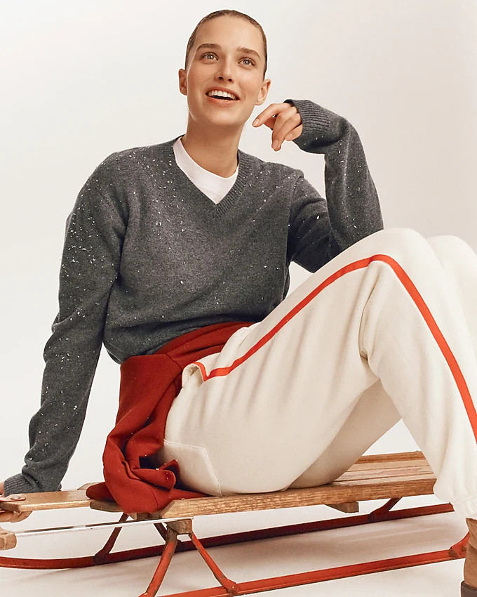 Heritage terry jogger pant with side stripe | J. Crew US