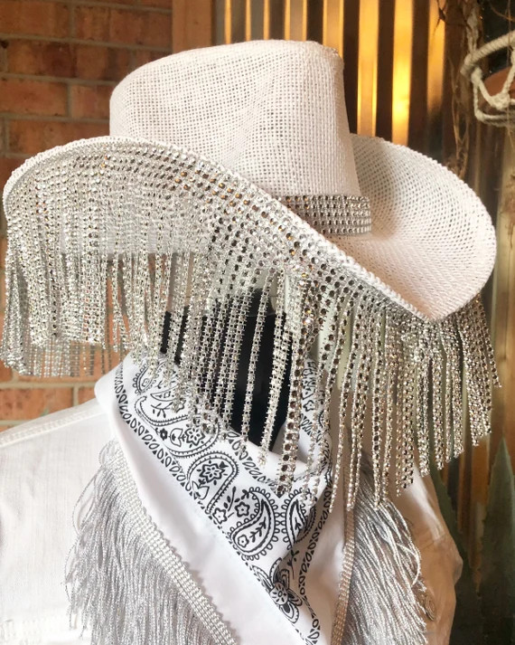 Rhinestone Disco Cowgirl Hat / Cosmic Cowgirl / Space Cowgirl | Etsy | Etsy (US)