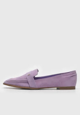 Mocassim Santa Lolla Camurça Lilás | Dafiti (BR)