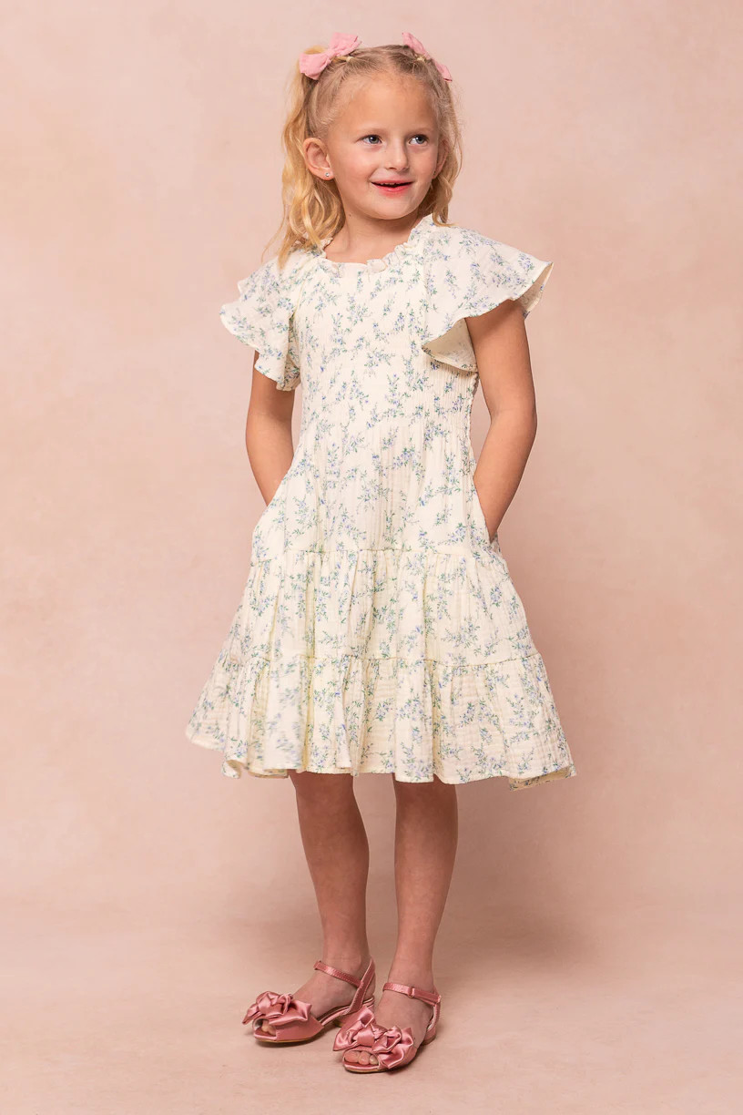 Mini Jovie Dress in Blue Floral | Ivy City Co