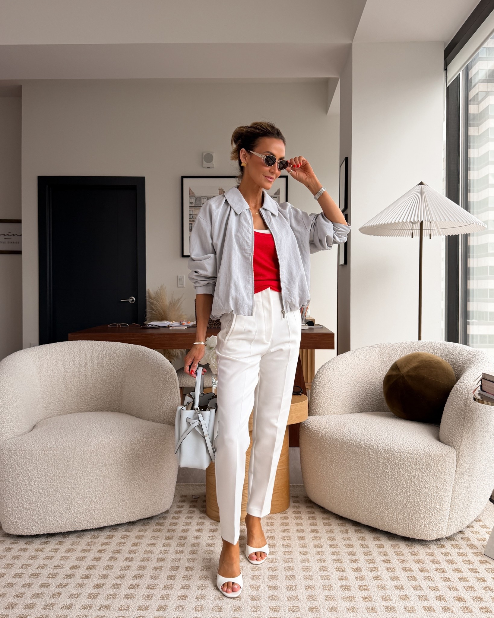 Cigarette pants xs - fit like a glove and easy to dress up and down! Bubble jacket xs and layers knit tanks 

#LTKootd #LTKSeasonal #LTKOver40