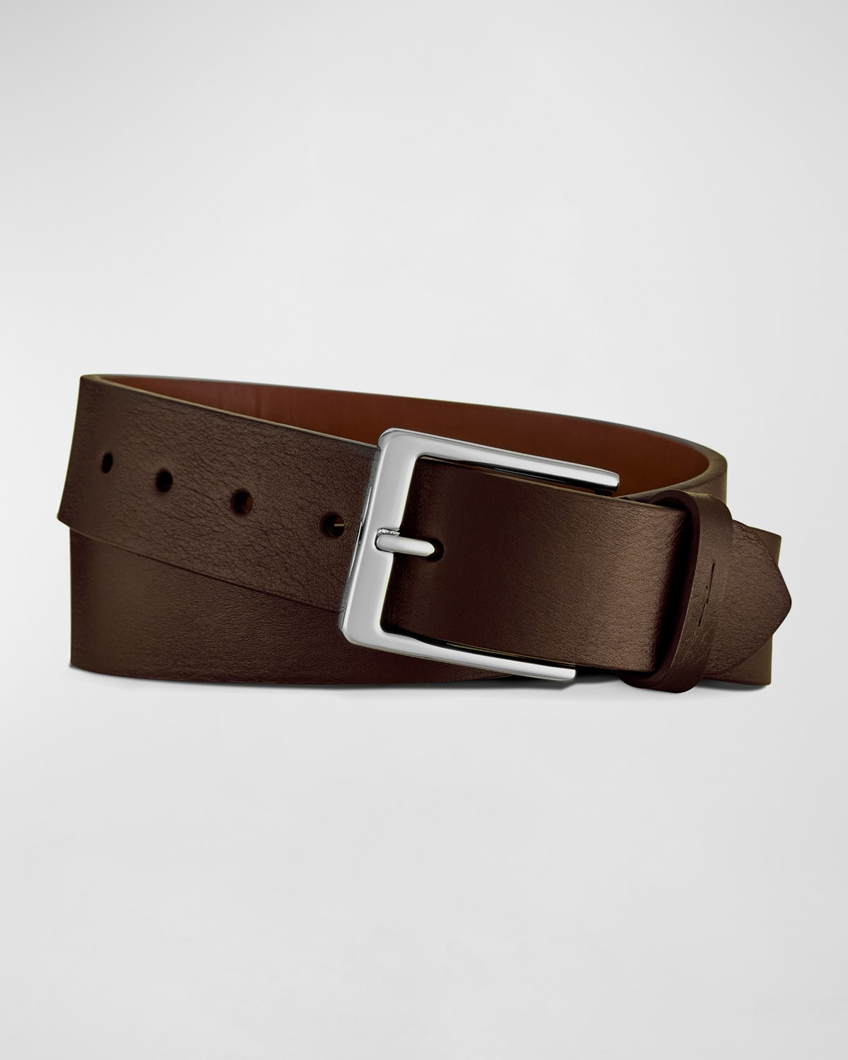 Men's Lightning Bolt Leather Belt | Neiman Marcus