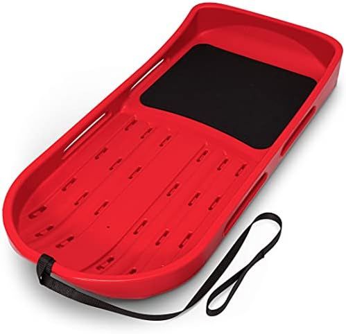 GoSports 2 Person Premium Snow Sled with Double Walled Construction, Pull Strap and Padded Seat - Ch | Amazon (US)