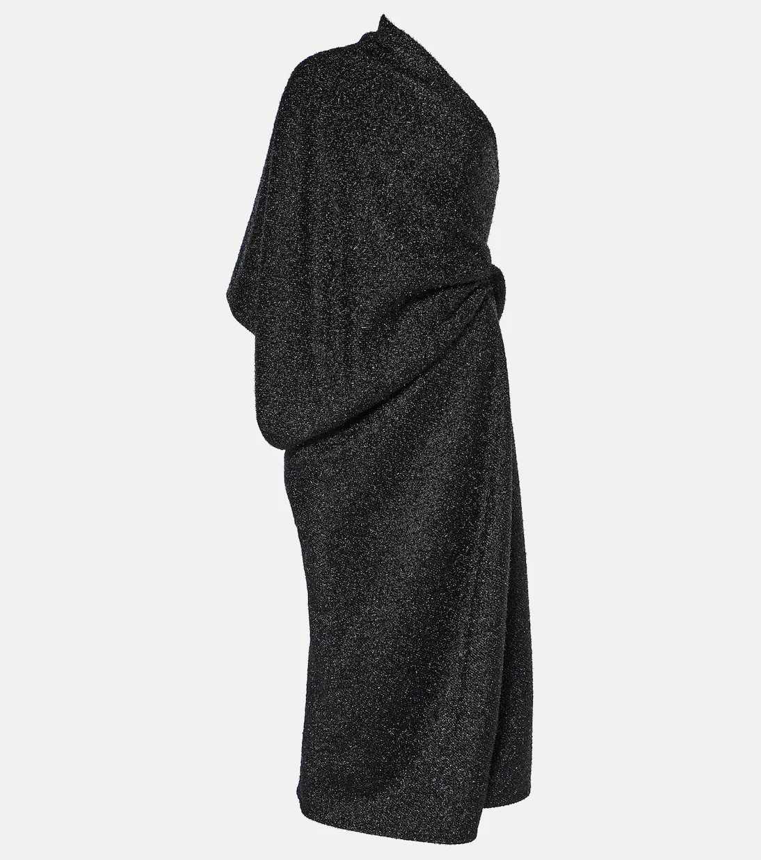 Dorota draped lamé midi dress | Mytheresa (US/CA)