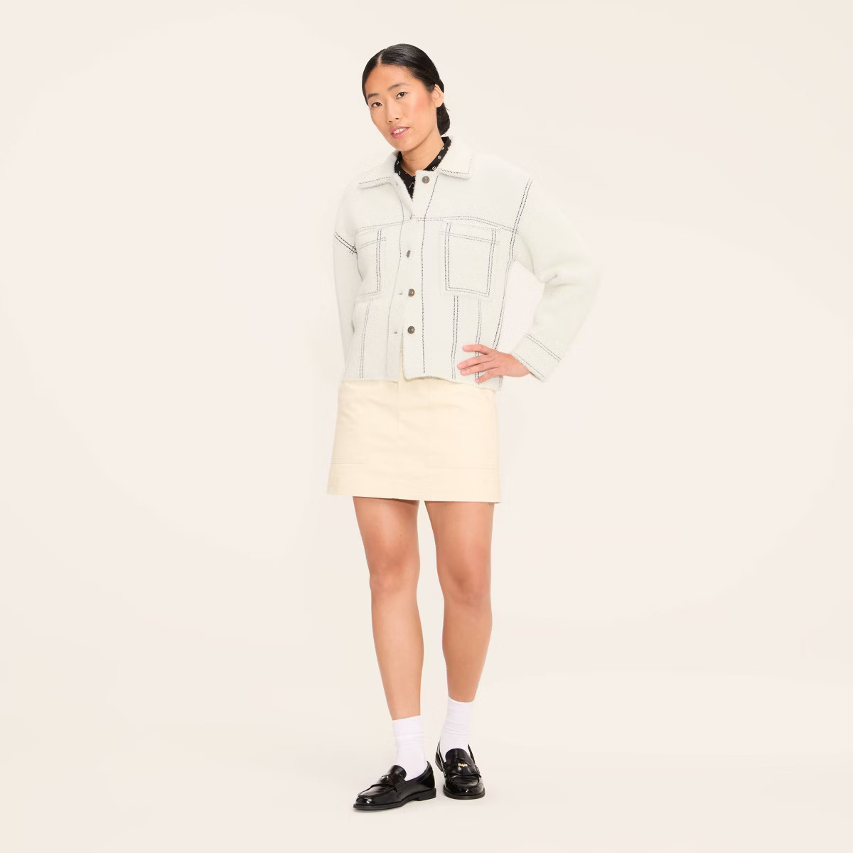 Women's Shacket - Woolrich x Target Cream | Target
