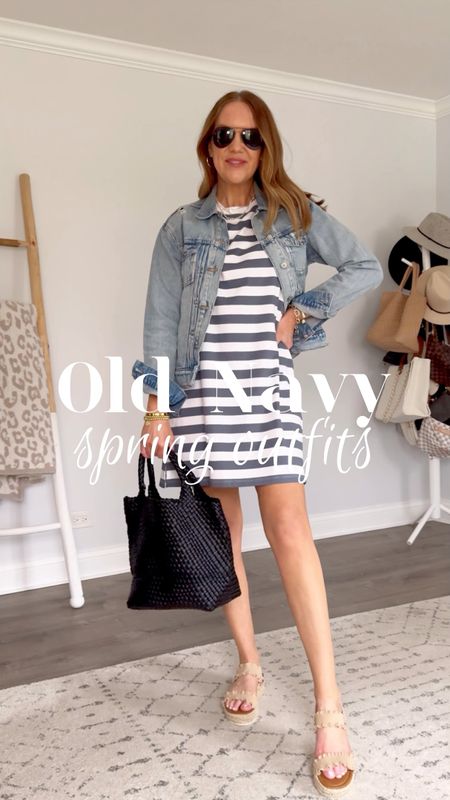 So many cute and affordable outfits for spring! All of these pieces are so versatile and lots are on sale🥰 everything fits TTS. 

Old Navy haul, spring outfit ideas, capsule wardrobe, tee shirt dress, shirt dress, linen set, vacation outfits, matching set, affordable fashion, inclusive sizing, how to style, wide leg crop pants, workwear, white jeans, tennis skirt, mom ootd, look for less, designer inspired 



#LTKstyletip #LTKsalealert #LTKVideo