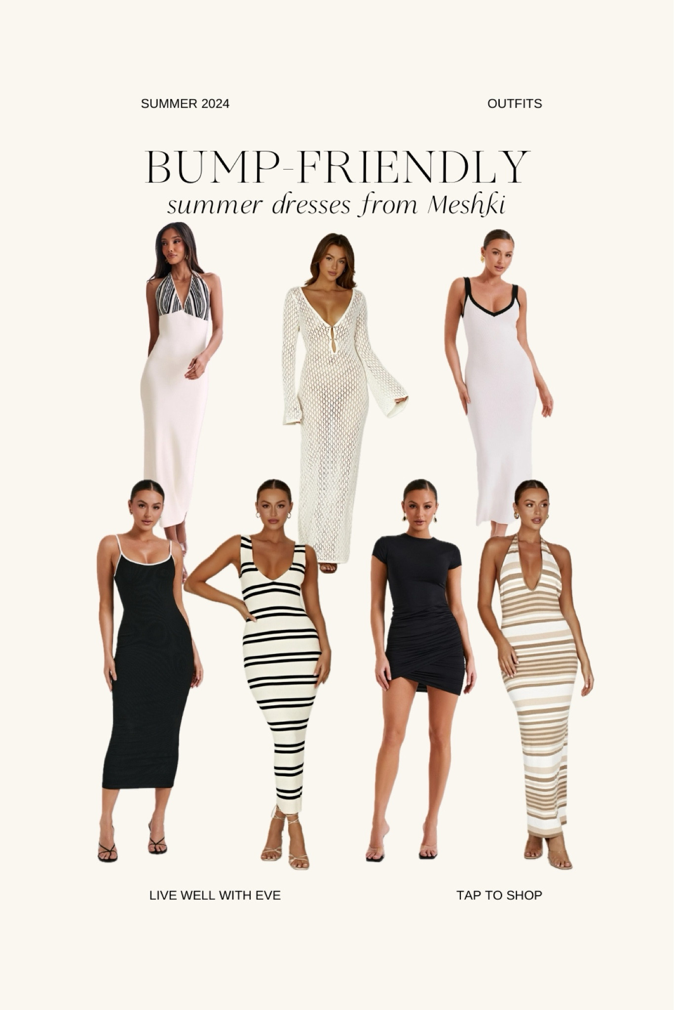 Perfect dresses for pregnancy! I’m normally a size M in dresses and I sized up to a L except for the Henrietta Stripe Dress & Debbi Contrast Dress! 

#LTKsummer #LTKseasonal pregnancy, pregnancy shoot, maternity clothes, maternity, bump friendly, bump-friendly, pregnancy 

#LTKbump #LTKfindsunder100