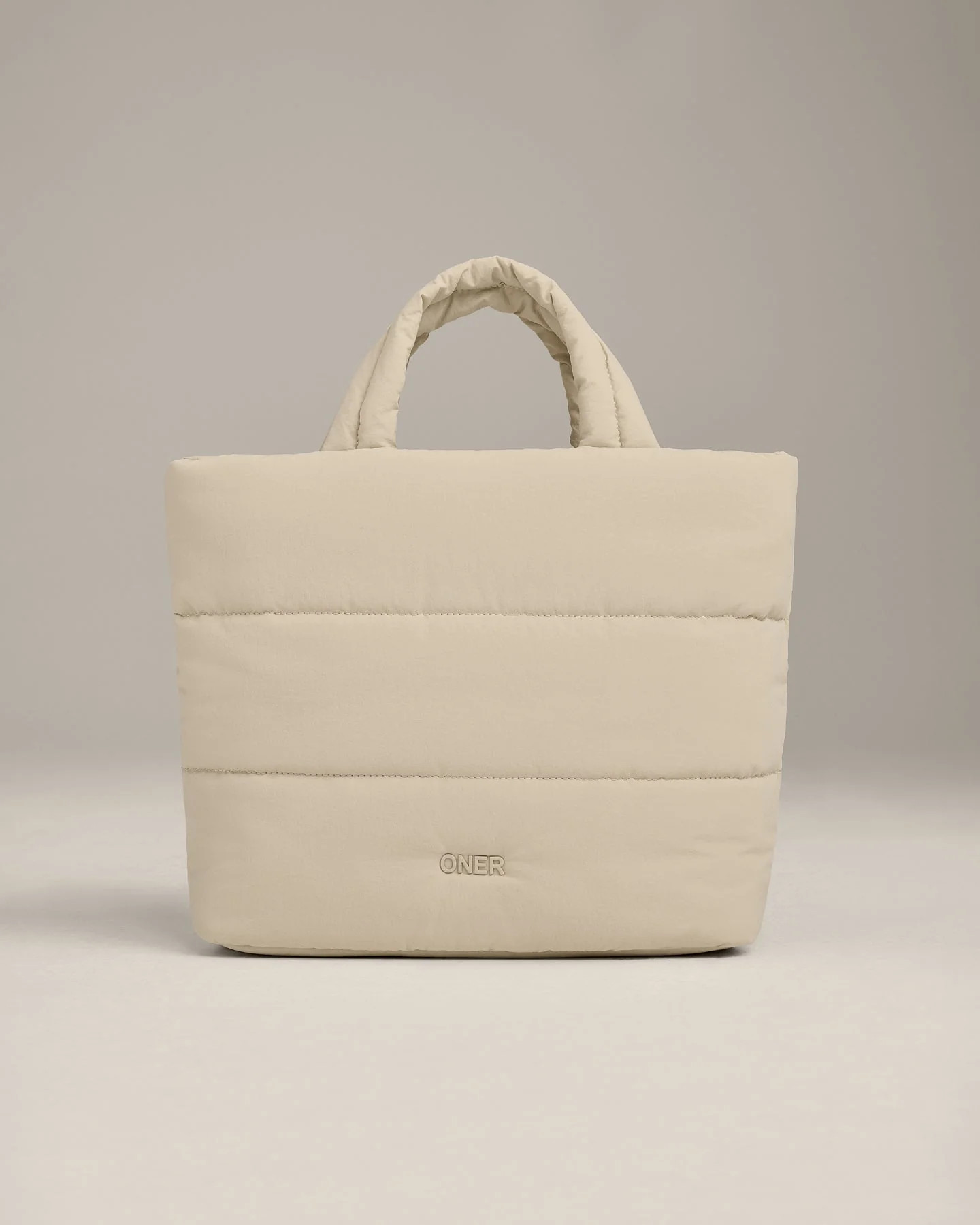 Quilted Midi Tote 
 Oatmeal | Oner Active (UK / US)