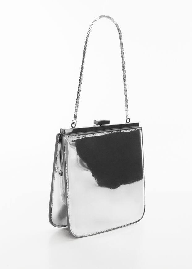 Chain clutch bag -  Women | Mango United Kingdom | MANGO (UK)