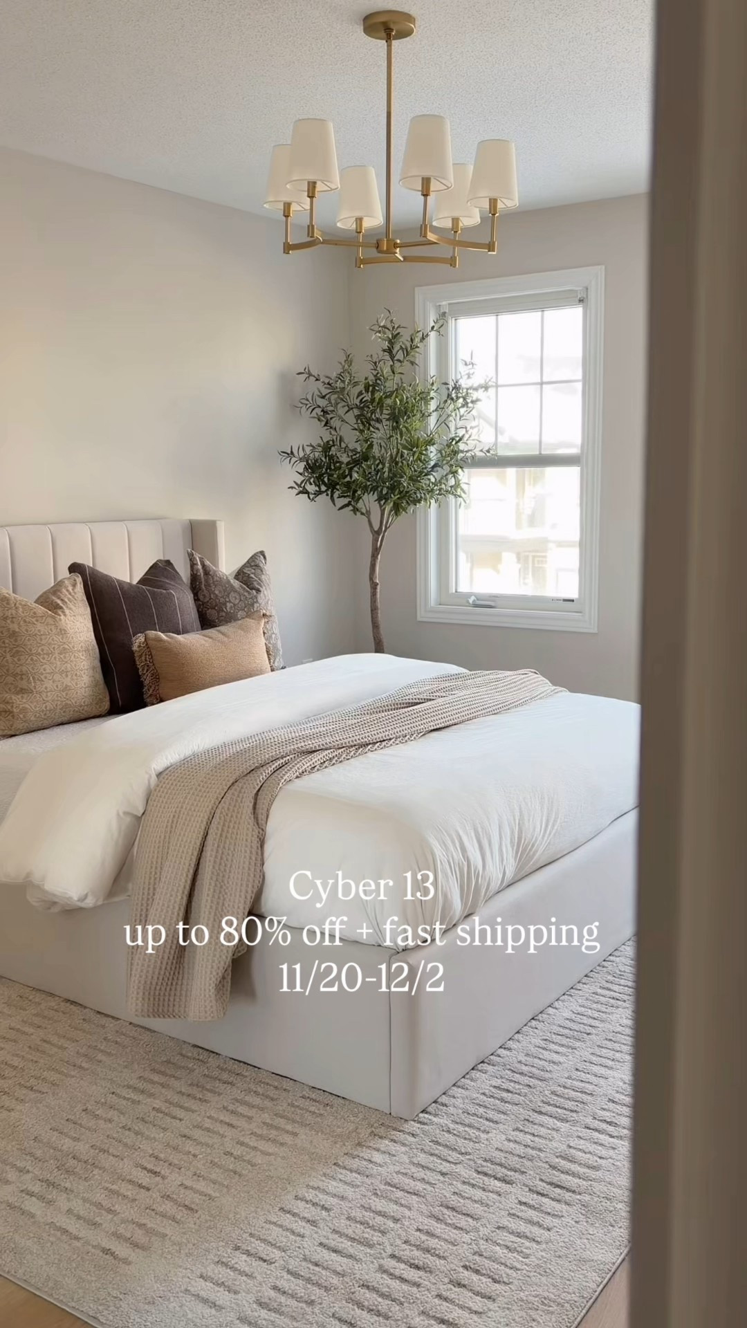 Wayfair Canada Cyber 13 sale is on from November 20th to December 2nd, 2025! Enjoy fast shipping and savings up to 80% off! 

I love the cozy rug. It really grounds the space. And the storage bed and this classic chandelier really brought everything together. 

If you are looking to elevate your home, check out Wayfair Canada! 

#WayfairCanada #WayfairCAHome #WayfairCAPartner #liketkit #canadianhomes #ltksale #ltkcanada #ltkcasa 
