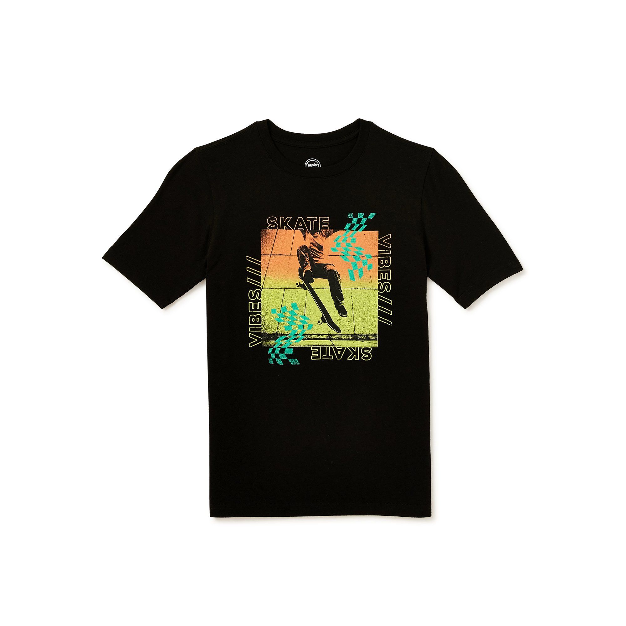 Wonder Nation Boys' Skate Vibes Short Sleeve T-Shirt, Sizes 4-18 | Walmart (US)