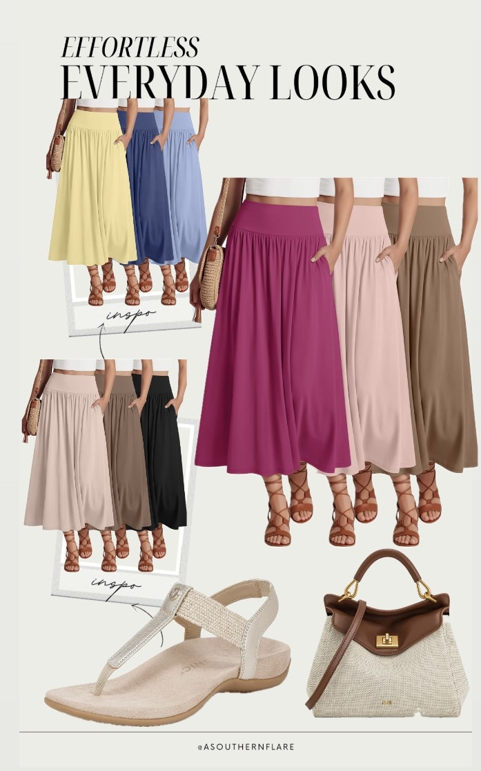 effortless everyday looks! These skirts and sandals are must-haves for any stylish wardrobe. #EverydayStyle #FashionEssentials

#LTKTravel #LTKWorkwear #LTKActive