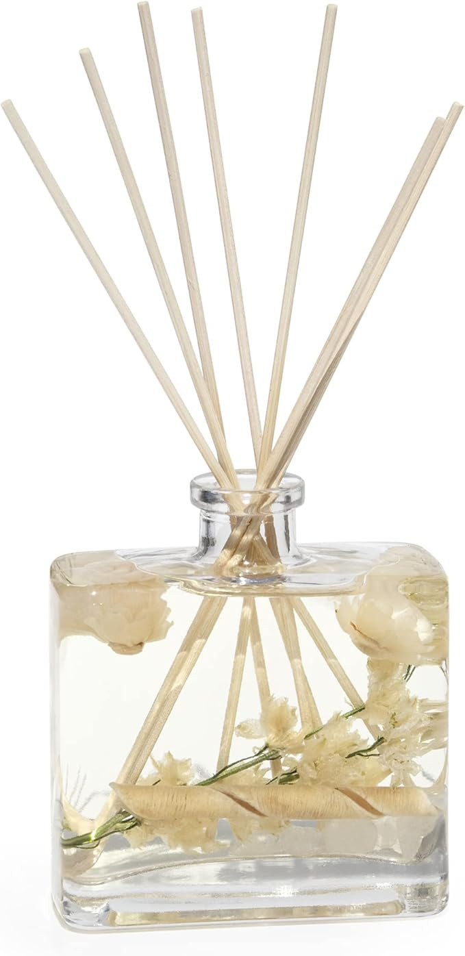 ANDALUCA White Selenite Sandalwood Botanical Reed Diffuser | 7.5 fl oz Essential Oil Infused Home... | Amazon (US)