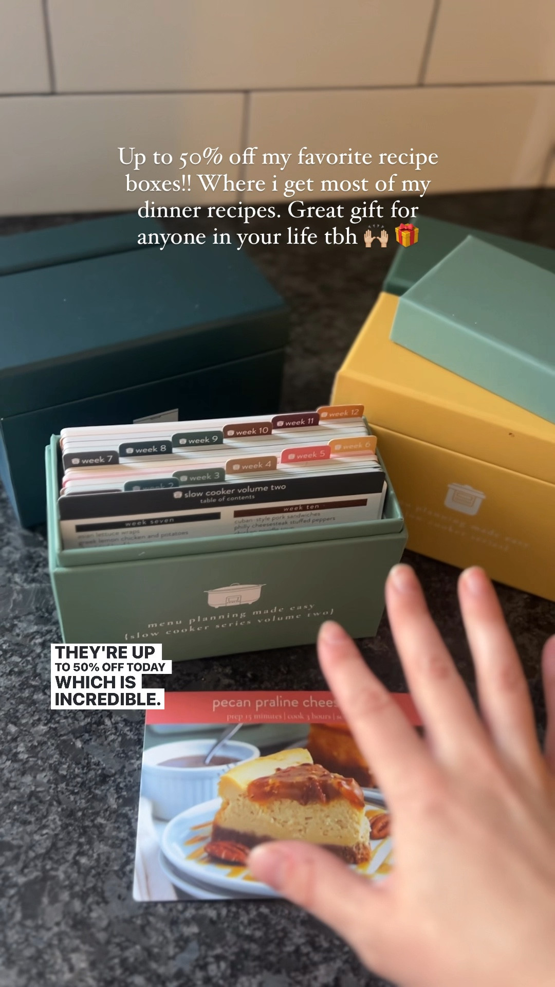 Up to 50% off recipe boxes from the Passionate Penny Pincher! Perfect Christmas gift for that hard to shop for person in your life 

#LTKHoliday #LTKGiftGuide #LTKFamily