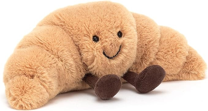 Jellycat Amuseables Croissant Stuffed Toy, Small 8.5 inches - Pastry Plush - Fun Gift Idea | Amazon (US)
