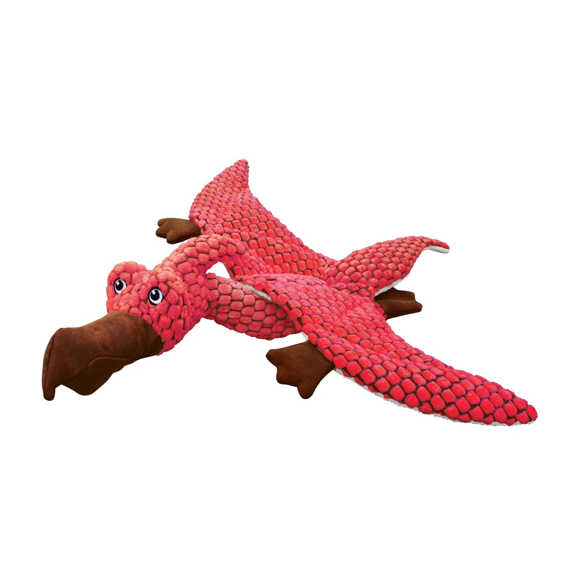 KONG Dynos Pterodactyl Coral Dog Toy, Large | Petco
