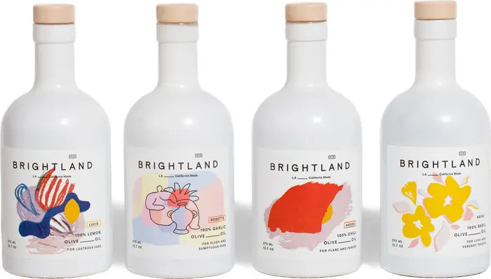 Brightland Artist 4-Piece Infused Olive Oil Set | Nordstrom | Nordstrom