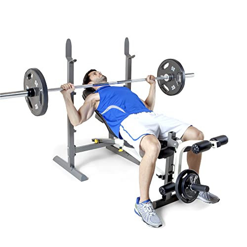 Marcy Folding Standard Weight Bench – Easy Storage MWB-20100, Incline | Amazon (US)