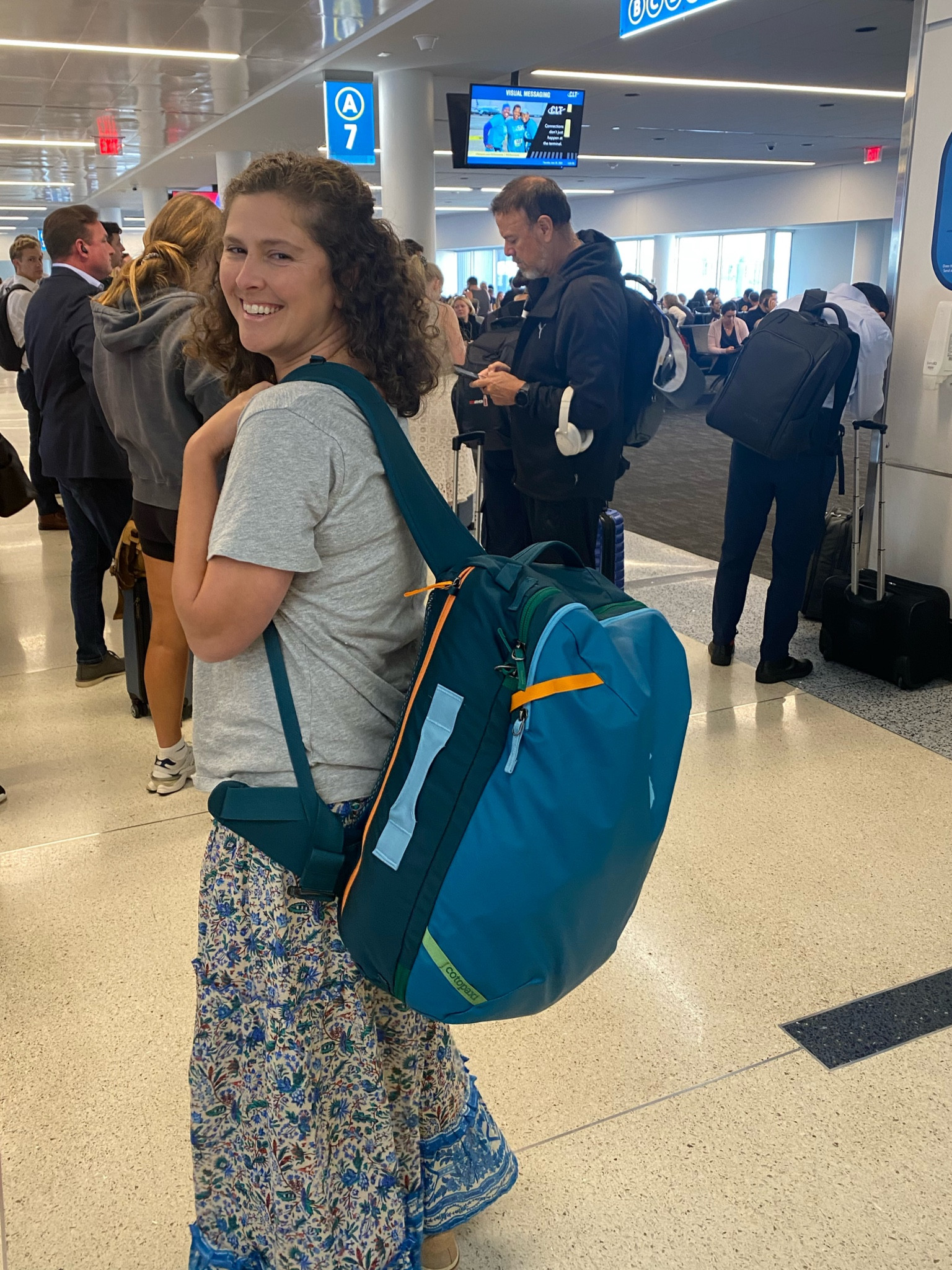 Never been prouder of myself- packed in one backpack for 10 days! 🎒 This backpack has so much space if you need one for your summer travels 