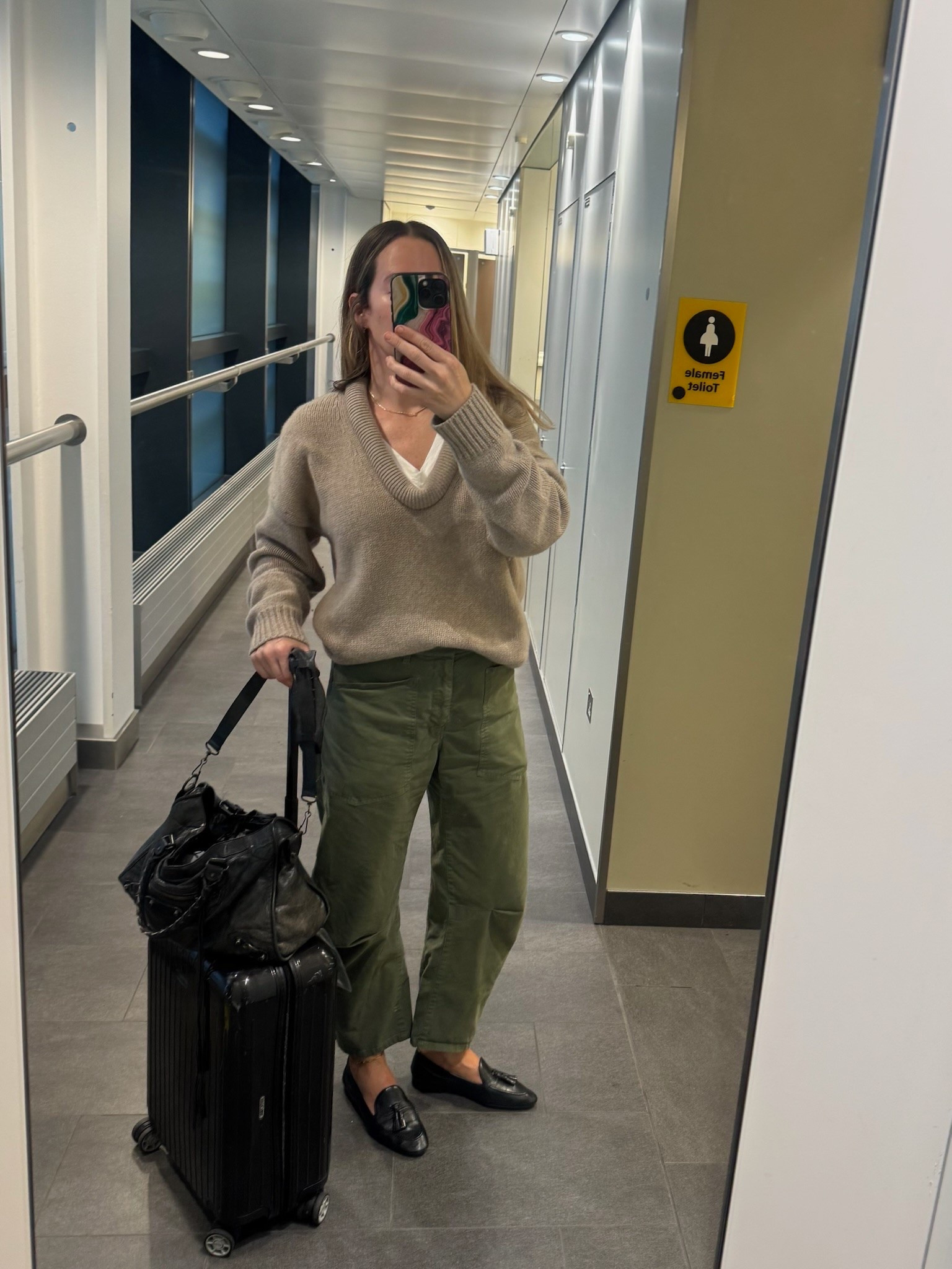 Travel Outfit: NYC to London

{Sizing on everything}
- Reformation sweater: runs a bit large, size down. I'm in a small.
- Nili Lotan pants: they run large! Size down: I'm in a 4. 
- The Row loafers: I normally wear an 8.5/39. I sized up to a 39.5.

#LTKTravel