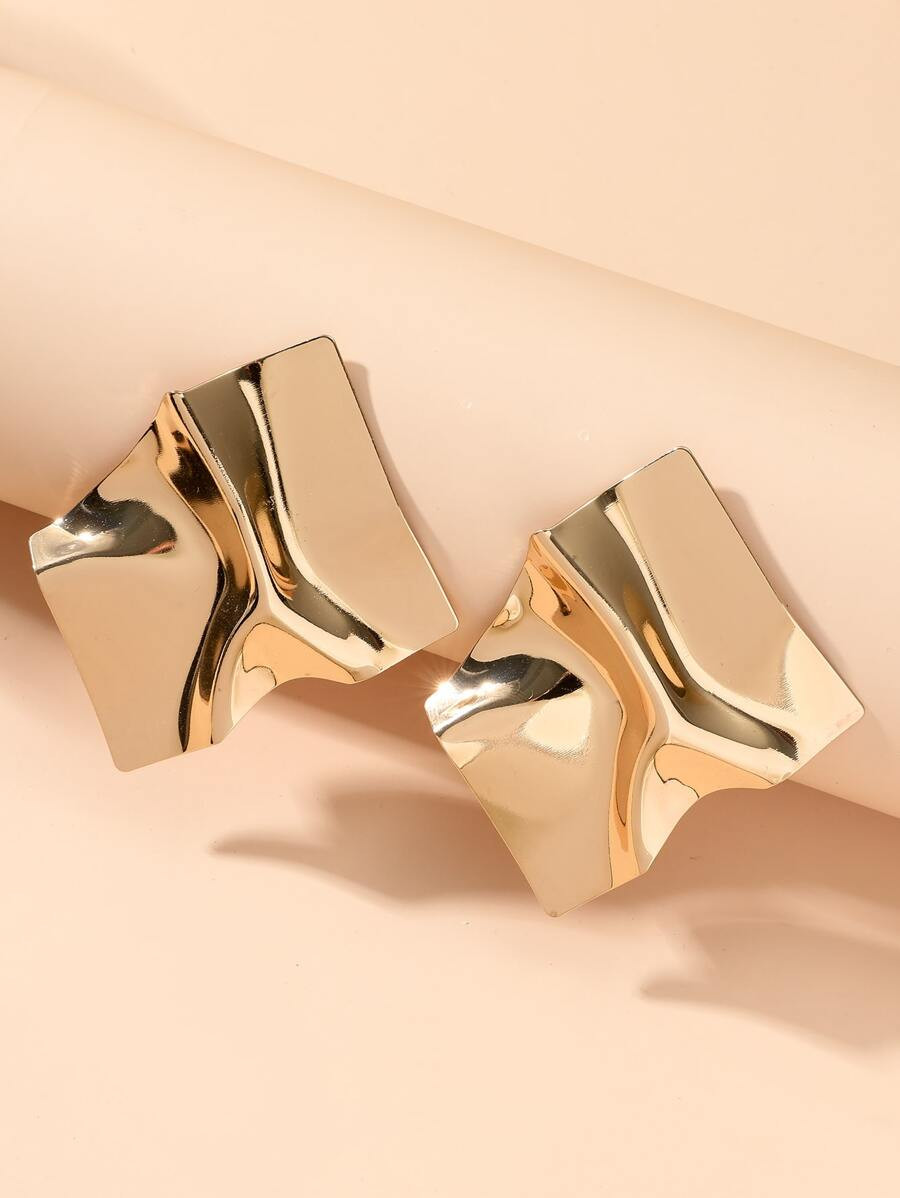 Geometric Stud Earrings | SHEIN