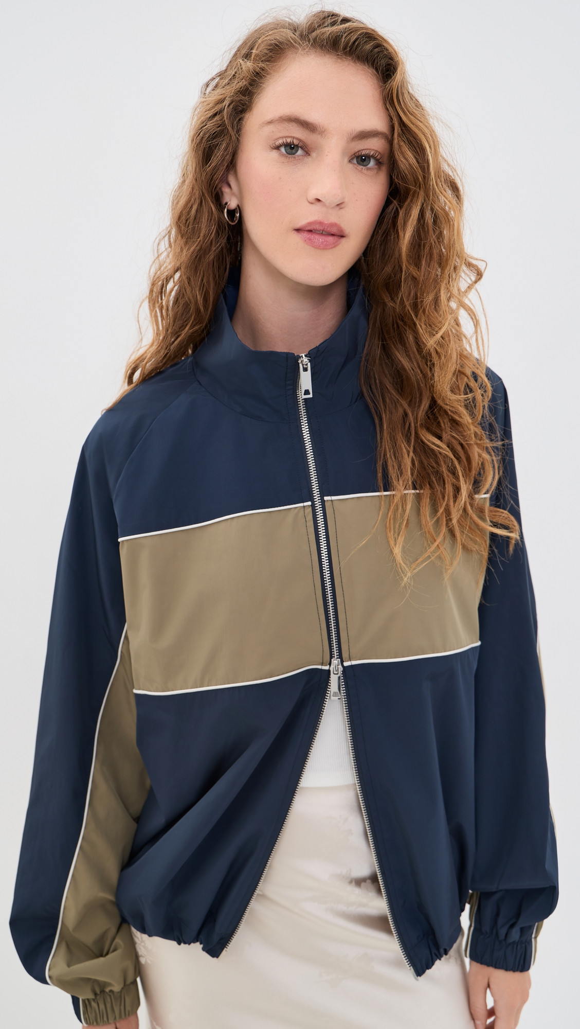 VRG GRL Darcy Spray Jacket Navy XS | Shopbop