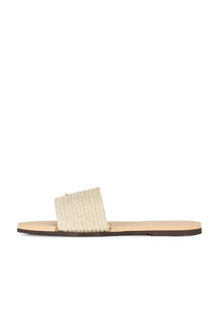 You Malta Metallic Sandal in Golden | Revolve Clothing (Global)