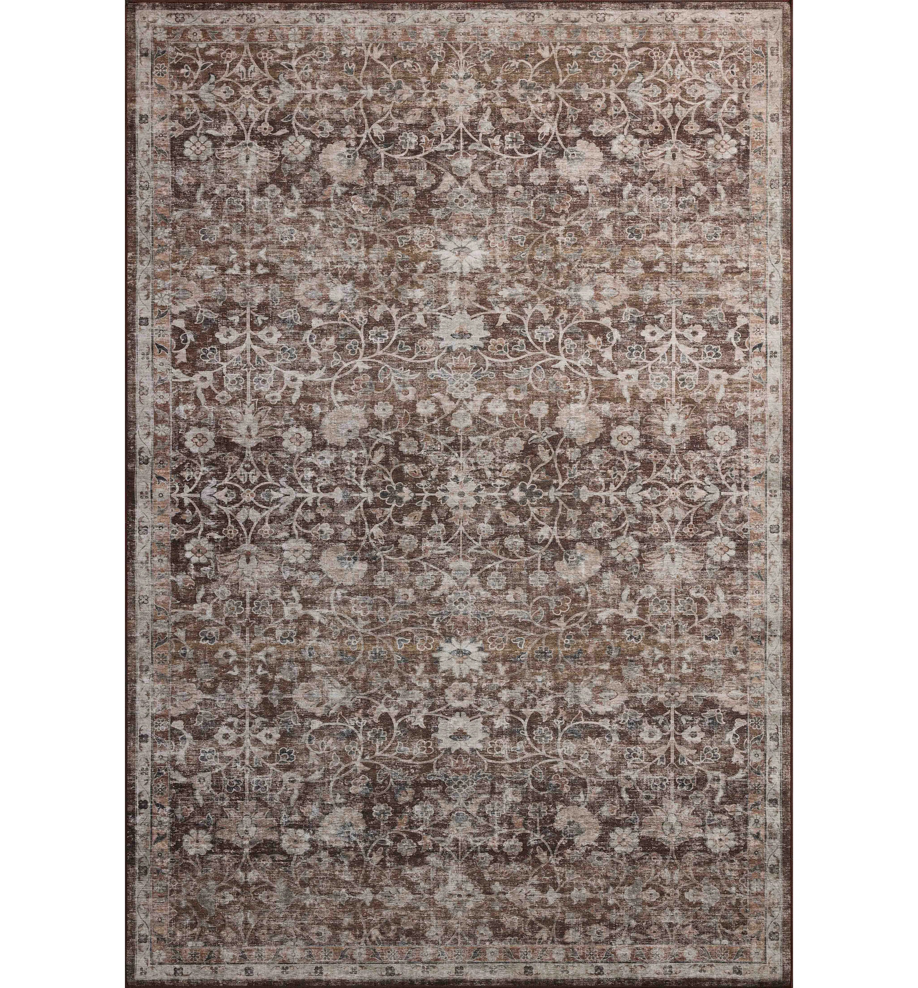 Amber Lewis x Loloi Machine Washable Josie Earth / Natural Area Rug & Reviews | Wayfair | Wayfair North America