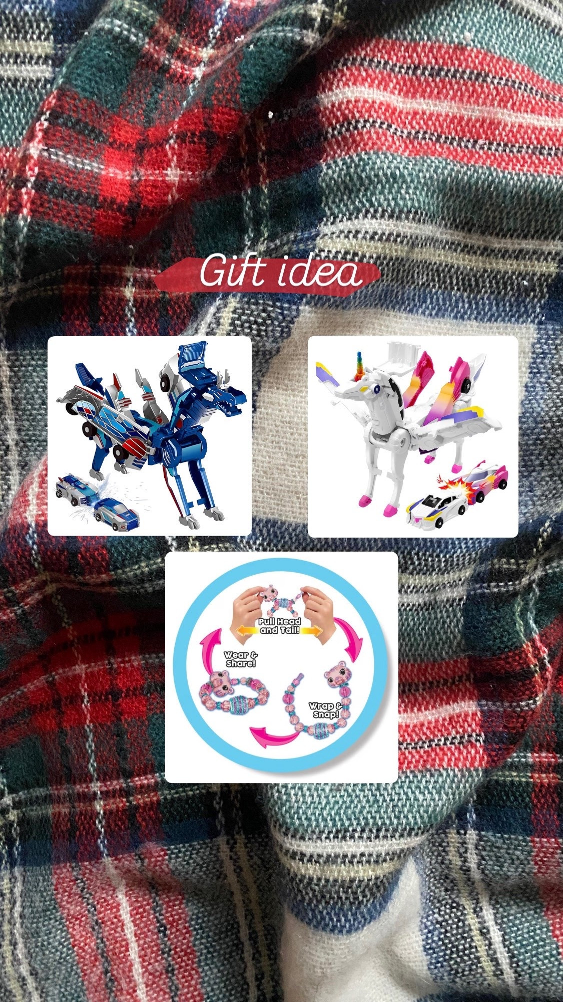 Transforming toy. Kids gift idea. Stocking stuffer. 
Collision car. Unicorn. Dinosaur. Pet to bracelet. Kids Christmas. Toys. 

#LTKHoliday #LTKKids #LTKCyberWeek