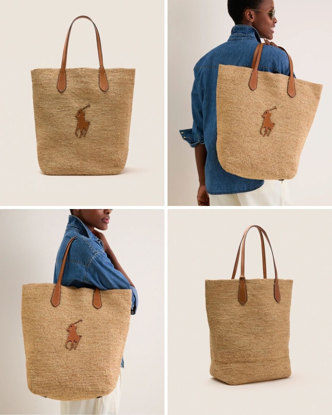 Ralph Lauren raffia tote! 

