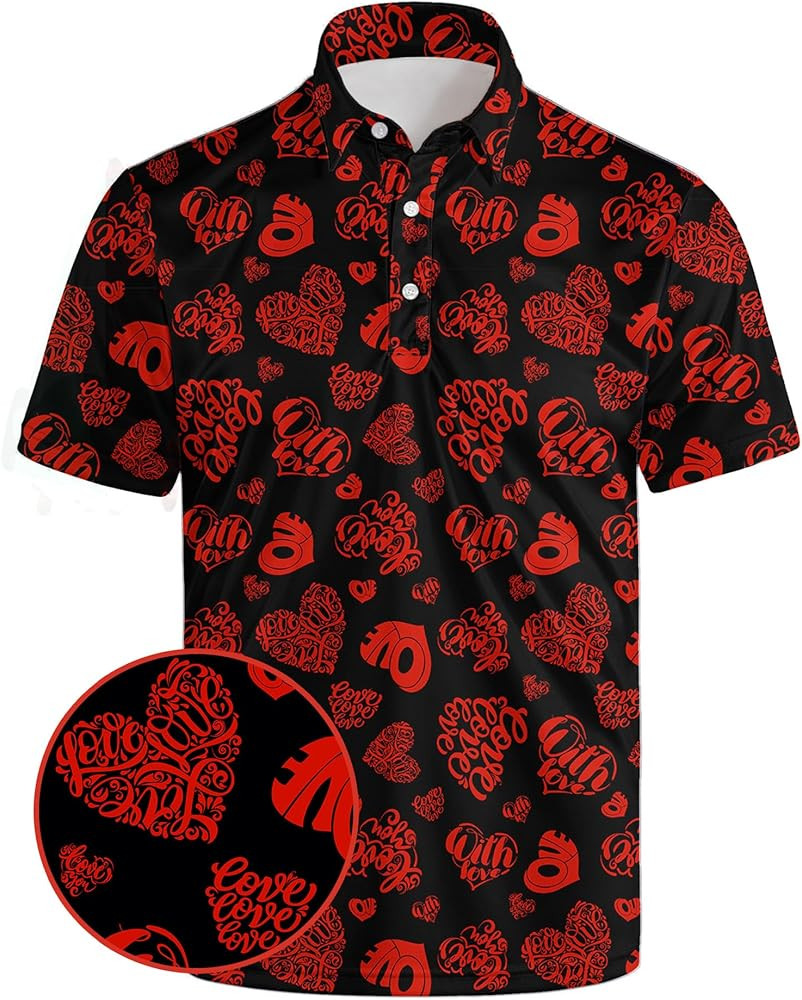 Mens Golf Shirts Golf Polo Shirts for Men Short Sleeve Polo Shirts Golf Gifts | Amazon (US)