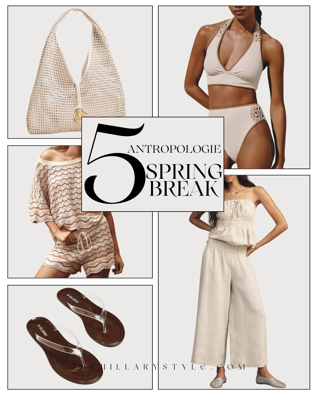 Anthropologie Spring Break Essentials & Vacation Outfits 2026
Get ready for your next getaway with these must-have Anthropologie spring break finds. From breezy linen sets and crochet textures to the perfect beach accessories, these elevated vacation staples blend comfort with effortless style. Whether you’re lounging poolside in a chic high-waisted bikini or grabbing dinner in a neutral smocked two-piece, these pieces are the ultimate addition to your warm-weather wardrobe. Shop these quiet luxury resort wear looks for a sophisticated, sun-drenched aesthetic. #TheHillaryStyle

#Anthropologie #AnthroStyle #SpringBreakOutfits #VacationWardrobe #ResortWear #SummerStyle #NeutralAesthetic #BeachEssentials #LinenSet #CrochetFashion #TravelStyle #LTKtravel #PinterestFashion #QuietLuxury #SpringTrends2026 

 

#LTKSeasonal #LTKSwim #LTKTravel