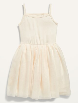Sleeveless Rib-Knit Tutu Dress for Toddler Girls | Old Navy (US)
