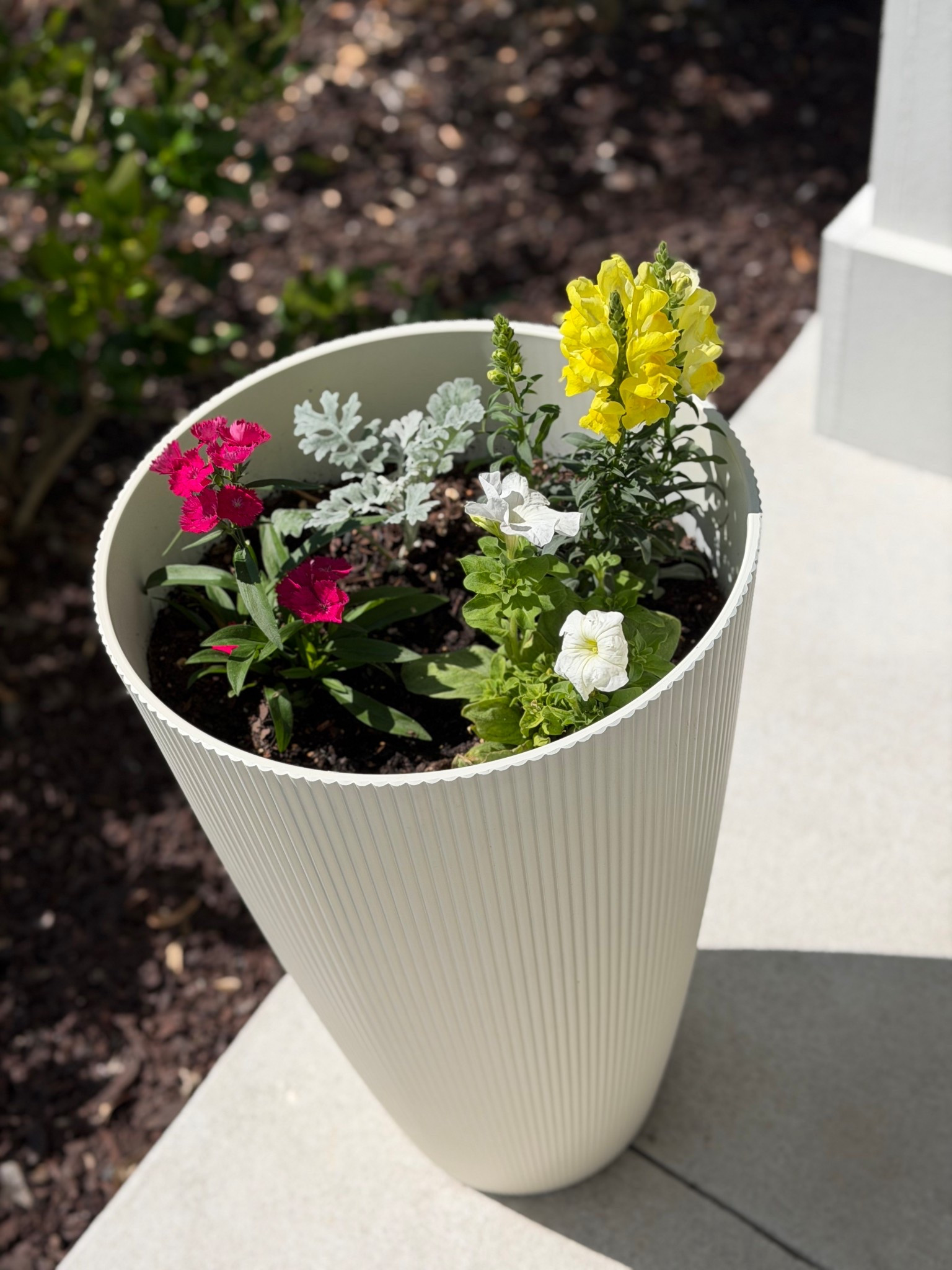 My outdoor planters needed an upgrade and I’m loving these new ones from Walmart! They are affordable, sturdy, and look cute sitting on a porch this spring & summer. 

#LTKmomlife #LTKHome