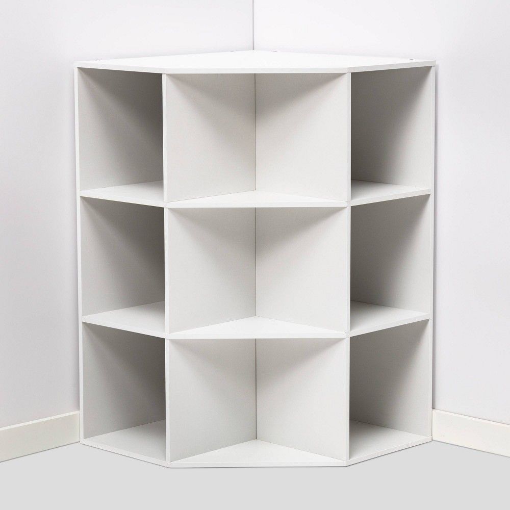 Corner Cube Bookshelf White - Room Essentials | Target