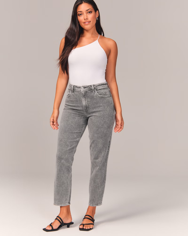 Curve Love High Rise Mom Jeans | Abercrombie & Fitch (US)