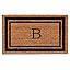 Calloway Mills 152962436B Black Border 24" x 36" Monogram Doormat, (Letter B) | Amazon (US)