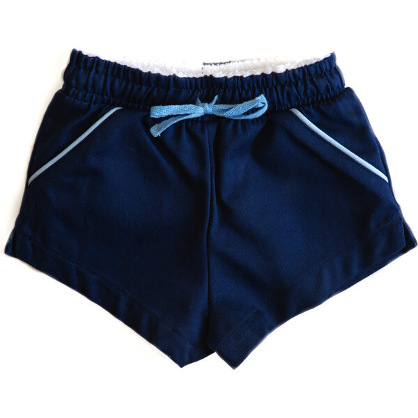 Classic Short - Grayson, Navy with Light Blue | Maisonette