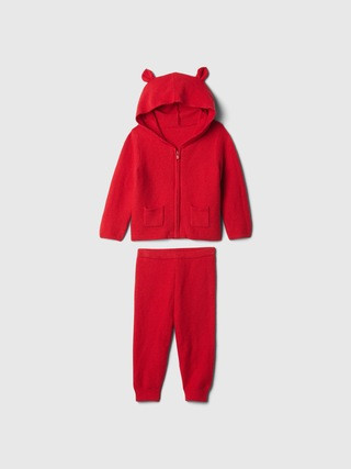 Baby CashSoft Bear Hoodie Outfit Set | Gap (US)